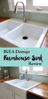 Ikea Domsjo Farmhouse Sink 1 Year Review Weekend Craft Farmhouse Sink Farmhouse Sink Kitchen Ikea Farmhouse Sink