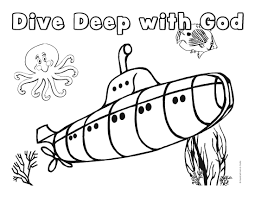Vbs Underwater Coloring Sheet Submerged Vbs Crafts Vbs Crafts Vbs