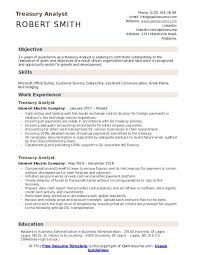 Treasury Analyst Resume Samples Qwikresume