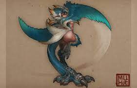 This creature can be found in the flooded forest! Bishaten By Muhut On Deviantart