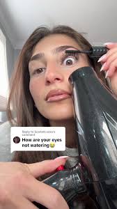 Curling Lashes with Blow Dryer