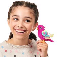 Little Live Pets Lil' Bird + mangiatoia per uccelli con Tiara Twinkles:  uccello interattivo e colorato
