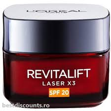 I have used it for about 3 weeks and i can see my skin visibly improve its quality. Loreal Revitalift Laser X3 Spf 20 Bestdiscounts Ro