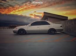 トヨタ・カムリ toyota kamuri) is an automobile sold internationally by the japanese manufacturer toyota since 1982, spanning multiple generations. 1998 Toyota Camry Le With 18x9 5 Esr Sr09 And Achilles 215x40 On Coilovers 718539 Fitment Industries