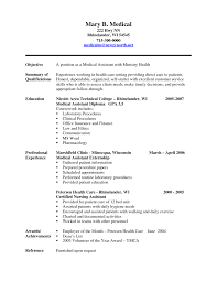 Sample Resume For Patient Care Technician 17 Medical Assistant Resume Medical Coder Resume Cover Letter For Resume