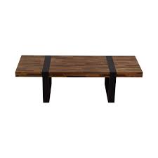 ^ each reclaimed wood coffee table is unique with inherent differences in the woods that are. 61 Off Crate Barrel Crate Barrel Seguro Rectangular Coffee Table Tables