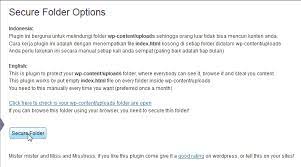 Contextual translation of tidak sempat into english. How To Install The Secure Folder Wp Content Uploads Plugin For Wordpress Inmotion Hosting
