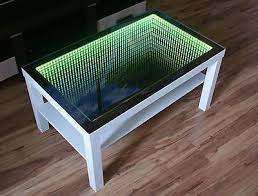 Infinity coffee table in the making by logan wilson check out this mesmerizing infinity table by logan wilson. Black Table Led 3d Coffee Table Illuminated Infinity Mirror Effect Remote Rf 209 00 Infinity Mirror Window Coffee Table Infinity Mirror Table
