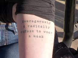 Vaccination card fraud is percolating online, leading the cdc to ask states to remove online versions. Woman Goes Viral For Badly Timed Mask Tattoo