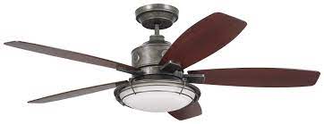 52 luna indoor outdoor ceiling fan and light in brushed aluminum with remote control. Rockpointe Indoor Outdoor Ceiling Fan With Light By Emerson Ceiling Fans Cf630vs