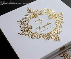 Vinas Invitation Gold Emboss Emboss Classic Emboss Classic Invitation Sydney Embossed Wedding Invitations Gold Wedding Invitations Box Wedding Invitations
