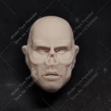 Figurine de Soldat Walton Goggins Non Peinte 1/12, Sculpture de Tête Ghoul  Howard, Modèle Blanc, Tête Carimplantée, 6 Pouces, 7 Pouces