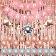 If so, this pink & rose gold birthday party is your jam! P21 Rose Gold Silver Backdrop Banner Balloon Set Birthday Party Backdrop Decor Diy Props Lazada Ph