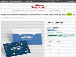 Save money on your shopping buying discount gift cards at giftcardplace.com! World Market Gift Card Balance Check Balance Enquiry Links Reviews Contact Social Terms And More Gcb Today