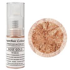Sugarflair Edible Glitter Dust Spray Rose Gold