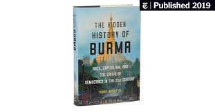 Cartoon of a talking blue source: The Hidden History Of Burma Traces The Vanishing Of Hope The New York Times