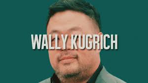 david & wally kugrich [ID: Eight aesthetic images with text overlayed,  representing aspects of brothers David and Wally Kugrich...