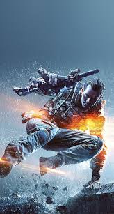 Tap And Get The Free App For Geeks Men S World Weapon Action Game Soldier Rain Metallic Cool Hd Ipho Iphone Wallpaper For Guys Gaming Wallpapers Battlefield