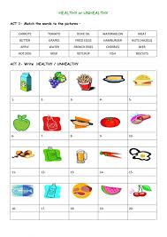 Healthy Unhealthy Food Interactive Worksheet In 2020 Healthy And Unhealthy Food Unhealthy Food Unhealthy