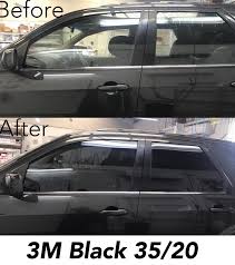 The average cost for home window tinting is $5 to $8 per square foot with most homeowners spending between $311 and $712 for professional installation. 3m Black Window Tint 35 20 Before And After Photos Ford Territory Tinted Windows Car Tinted Windows Car Window Tint