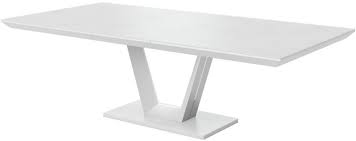 A durable dining table that makes it easy to have big dinners. Vivaldi Matt White Extending Dining Table Cfs Furniture Uk