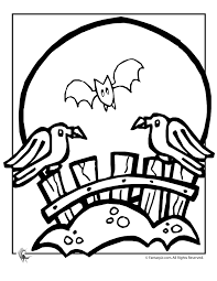 Halloween Crows Coloring Page Halloween Coloring Pages Cute Halloween Coloring Pages Halloween Coloring