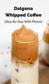 4 Ingredient Dalgona Whipped Coffee Recipe Step By Step Recipe Coffee Recipes Easy Coffee Recipes Delicious Drink Recipes