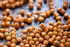 Spicy Oven Roasted Chickpeas Recipe Recipe Chickpea Recipes Roasted Roasted Chickpeas Oven Roasted Chickpeas