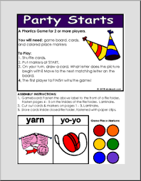 Our collection of online phonics games includes 'phonics memory', 'phonic sound' and 'phonic train,' to name a few, all of which aim to help. Folder Game Party Starts Beginning Sounds F H L R Y Phonics I Abcteach Com Abcteach