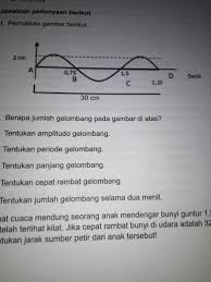 Gelombang adalah getaran yang merambat. Perhatikan Gambar Berikut A Berapa Jumlah Gelombang Pqda Gambar Diatas B Tentukan Amplitudo Brainly Co Id