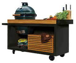 Ofyr Teak Table Black For Big Green Egg The Bbq Store Spain