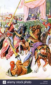 Ivanhoe Entered The Tournament At Ashby De La Zouche With His True Stock Photo Royalty Free Image 41493771 Alamy Ivanhoe Stock Photos Photo