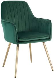 Amazon Com Five Stars Furniture Velvet Dining Chair Accent Chair Modern Leisure Armchair Living Room In 2020 Fabric Dining Chairs Side Chairs Dining Star Furniture