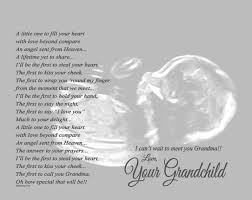 First Time Grandma Gift From Unborn Baby First Time Grandpa First Time Grandparent S First Grandchild Sonogram Print First Grandchild Poem First Time Grandma Message For Mother First Time Grandparents