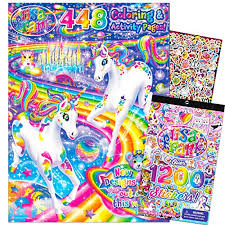 You'll see how smart she incorporates various vibrant and striking. Lisa Frank Coloring Book And Stickers Set Giant 448 Pg For Adults Kids 1200 Educational Toys Planet
