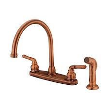 They look good, are easy to clean and maintain and most importantly the price is very reasonable. Elements Of Design Magellan Copper Kitchen Faucet With Sprayer Eb796sp Rona