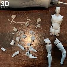 Articulated Action Figure Multiple Point Joints 3d Printable Model Print File Stl Toy Figurine Statue Do3d Body Joints 3d Printable Models Action Figures