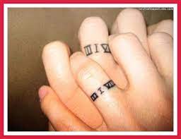 Wedding Ring Tattoos Finger Tattoos For Couples Tattoo Wedding Rings Ring Finger Tattoos
