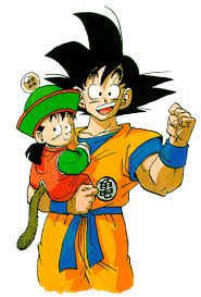 Dragon ball z goku face vegeta and bulma anime character drawing cosplay anime masks art son goku abstract wall art vinyl decals more information. Little Goku S Dragon Ball Site