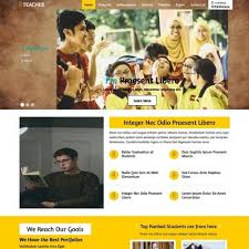 Teacher Website Template In 2020 Teacher Online Tutoring Education Website Templates