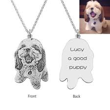 Engraved custom photo pendants with blissful photos of pets perfect for gifts giving occasions, such as christmas, thanksgiving, valentine's keep your pet close to you when you miss them. Photo Necklace Personalized Jewelry Gifts At Great Prices Justyling