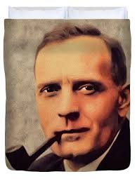 Edwin Powell Hubble, Famous Scientist Duvet Cover