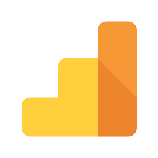 Ikon med logotyp för Google Analytics