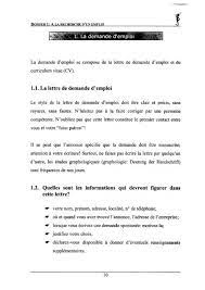 Pour une meilleure considération de ma candidature mon c.v. La Demande D Emploi Se Compose De La Lettre De Demande D Ltam