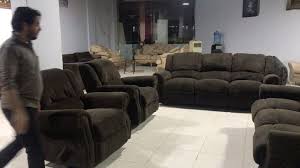 طقم كنب امريكي استرخاء 8 اشخاص كرسين اكبر معرض مستعمل الرياض Largest Used Showroom Riyadh