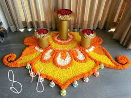 27 Diwali Diy Decoration Ideas You Must Try Flower Rangoli Rangoli Designs Flower Diwali Diy