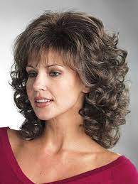 Soft Bouncy Wavy Synthetic Mid Length Wig Synthetic Ladies Wigs P4 Medium Hair Styles Curly Hair Styles Curly Hair Styles Naturally