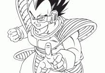 Color cut and glue preschool worksheets. Dragon Ball Z Cool Vegeta Free Printable Coloring Coloring Pages Dragon Coloring Pages Coloring Pages For Kids And Adults
