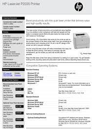 Hp p2035 laser printer driver includes software and driver for p2035 laser printer manufactured by hp. Hp Laserjet P2035 Printer Manualzz