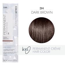 So to make sure i'm understanding this because my hair is dark brown, i need to leave the bleach in until it turns to the yfellow color. Ion 3n Dark Brown Permanent Creme Hair Color By Color Brilliance Permanent Hair Color Sally Beauty